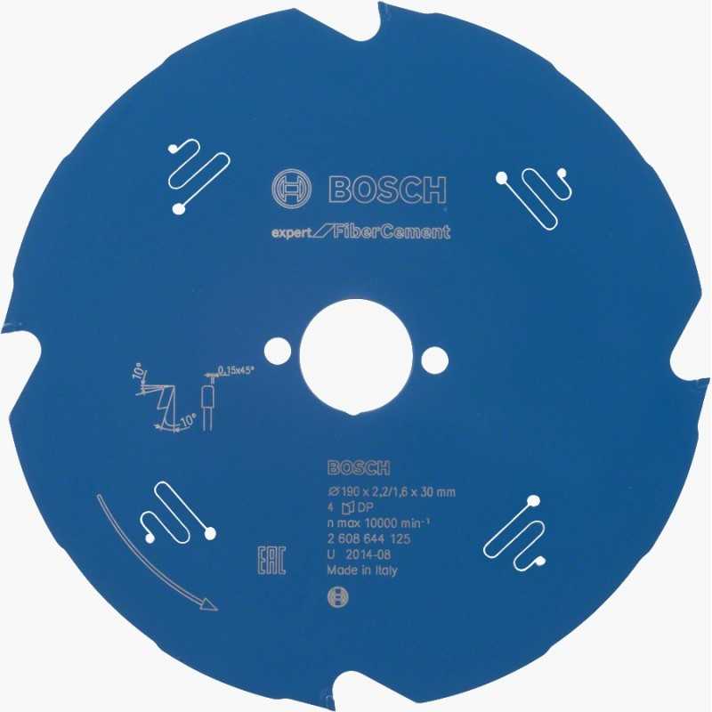 Bosch Panza ferastrau circular Expert for Fiber Cement, 190x30x2.2mm, 4T,