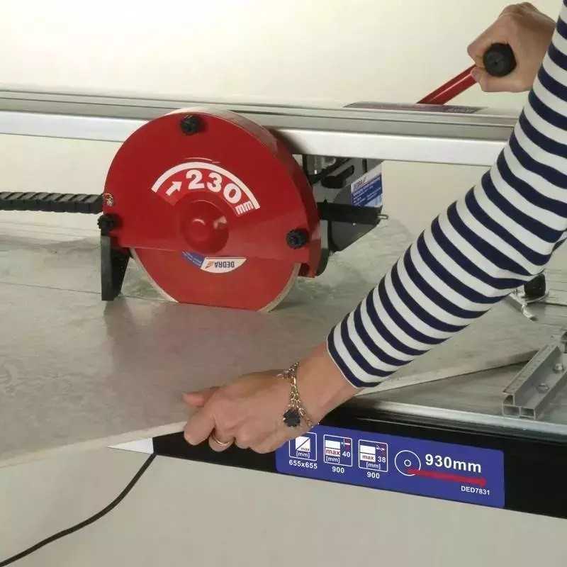 Dedra Masina electrica de taiat faianta-gresie 800W, 230V, 4x25x230mm