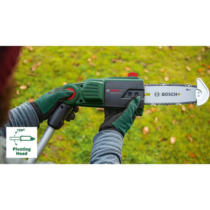 Bosch Fierastrau electric telescopic cu lant pentru taiat crengi, 18 V, fara acumulator in set (solo)