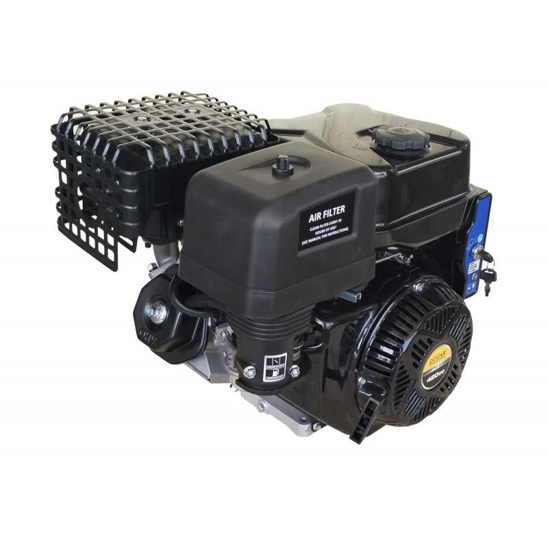 Ducar DH420E - Motor benzina 15CP, 420cc, 1C 4T OHV, euro5, ax pana D25.4mm L72mm, pornire electrica