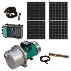 Progarden Pachet TSSGJ3.2-35-48/500 Pompa de suprafata 1", solar, 500W/48V, MPPT, 35m, 3.2mch, inox, apa curata + 2 x SP460M-72H