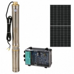 Progarden Pachet 3TSC3.5-50-48/500 Pompa submersibila 1", solar, 500W/48V, MPPT, 50m, 3.5mch, multietajata, apa curata + 1 x SP4