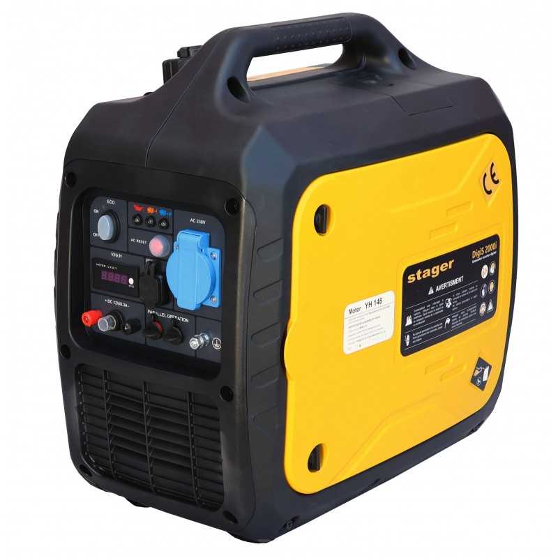Stager DigiS 2000i Generator digital invertor insonorizat 2kW, monofazat, benzina