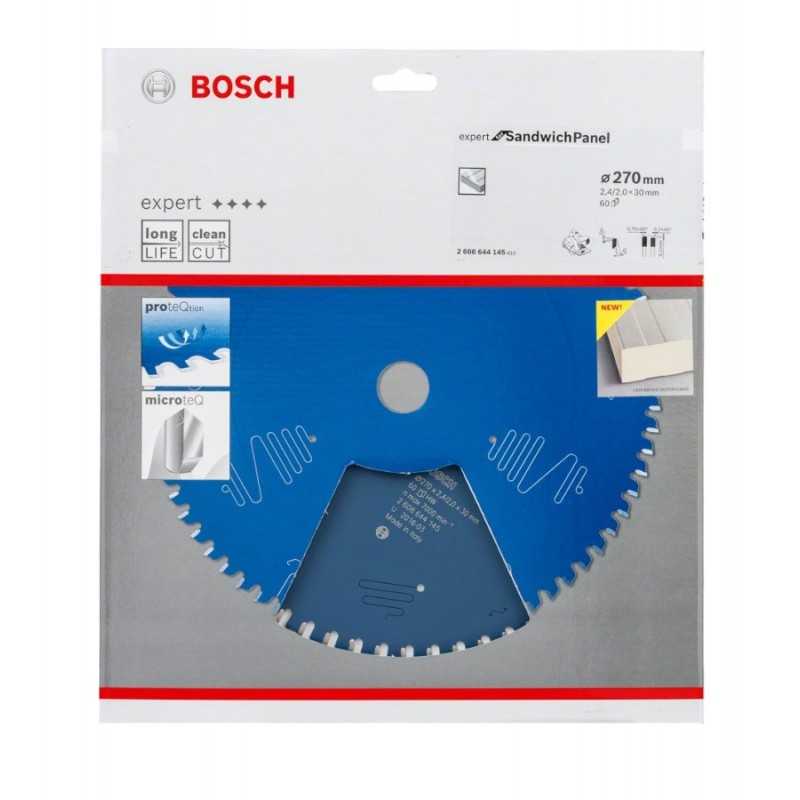 Bosch Panza ferastrau circular Expert for Sandwich Panel, 270x30x2.4mm, 60T