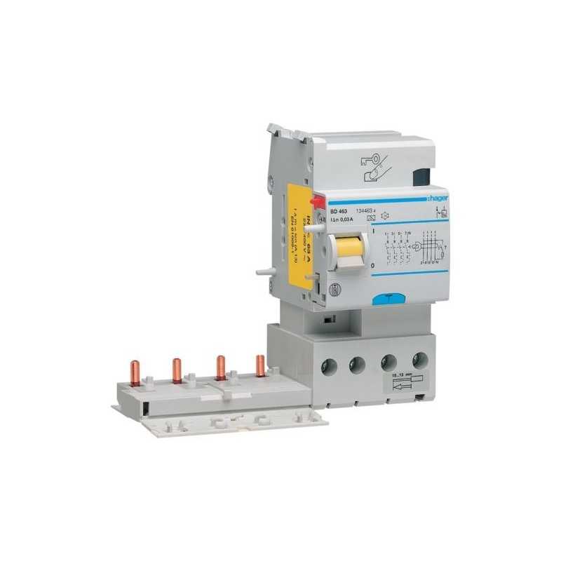 Hager BD463 Bloc diferential 4P, 63A, 30mA