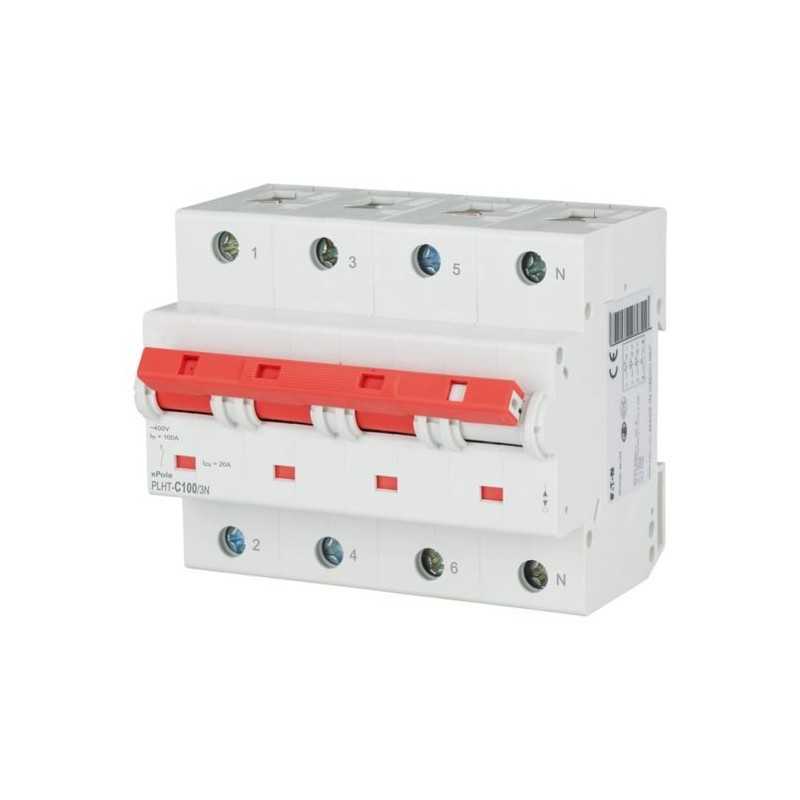 Moeller PLHT C100/3N Siguranta tetrapolara 100A, 3P+N, 10kA, 400V AC