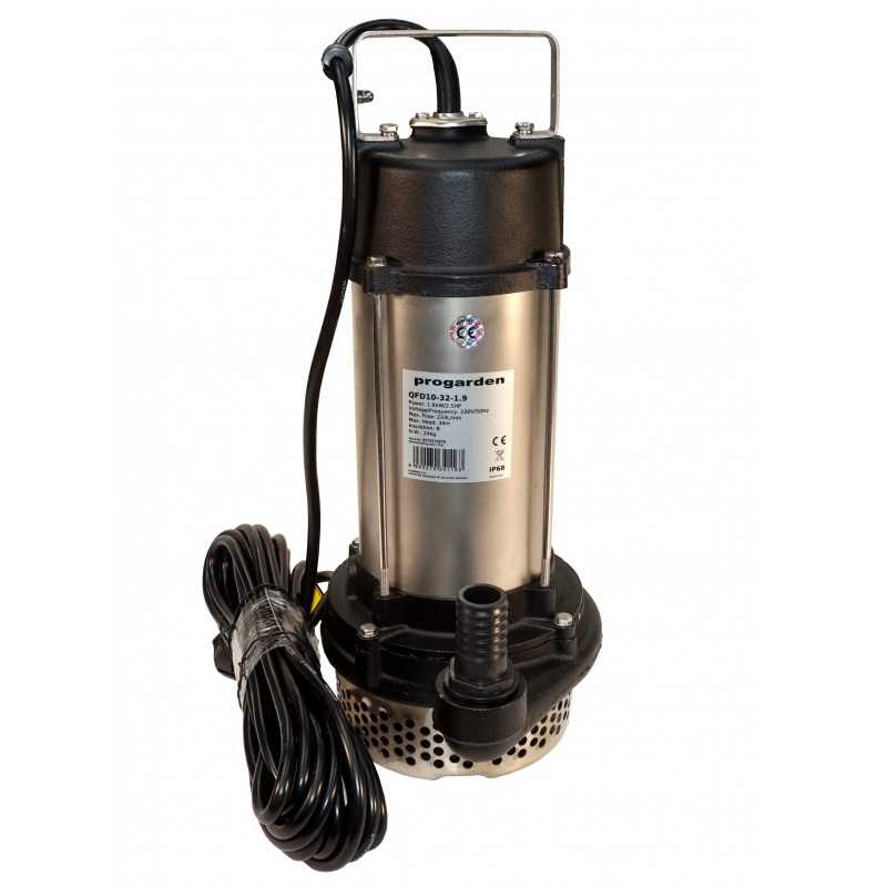 ProGARDEN QFD10-32-1.9 Pompa drenaj 1.25", 1.9kW, apa murdara, 230L/min, 32m