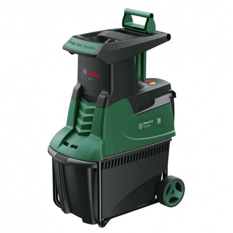 Bosch Tocator de resturi vegetale silentios 2500W, Ø 40mm, 53L
