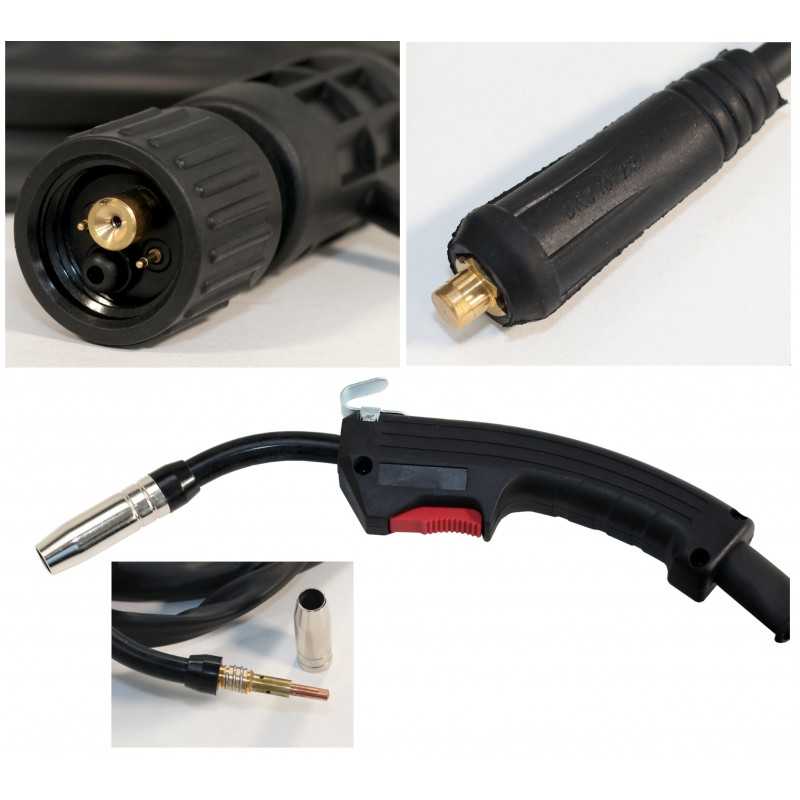 ProWELD MTS-801 Pistolet mufa euro, 1.8m pentru Flux1032e