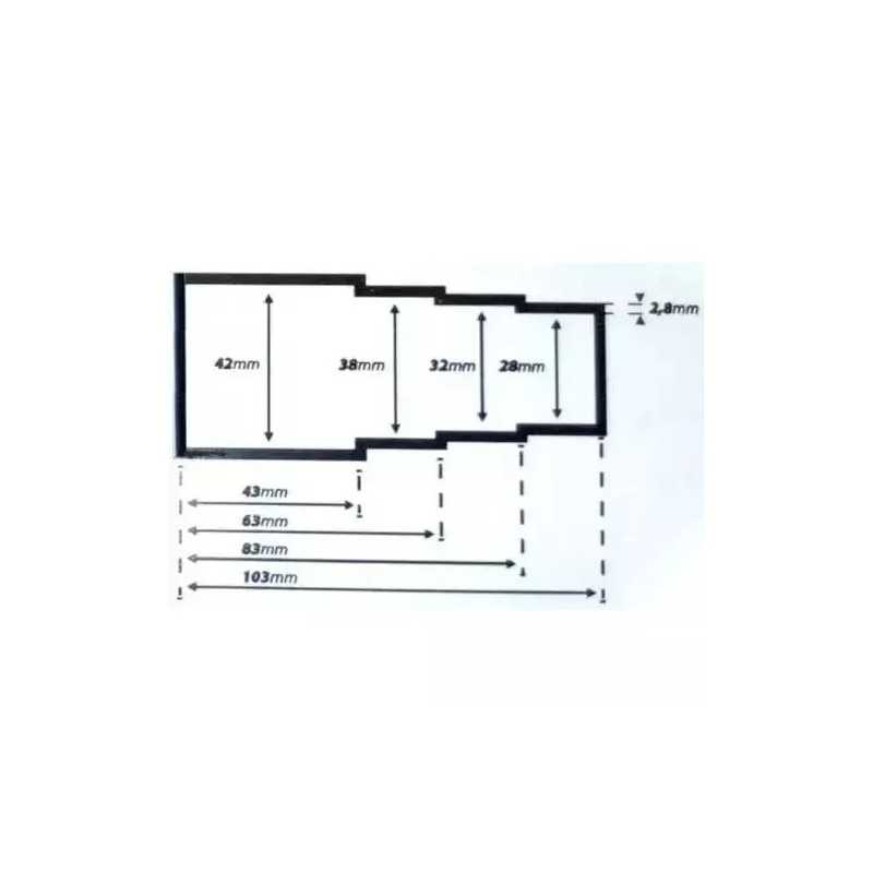 Dedra Reductor pentru scule electrice 103mm