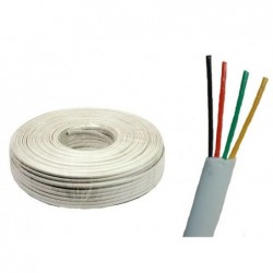TC4 Cablu telefon 4 intrari, 10mmp, PVC, alb