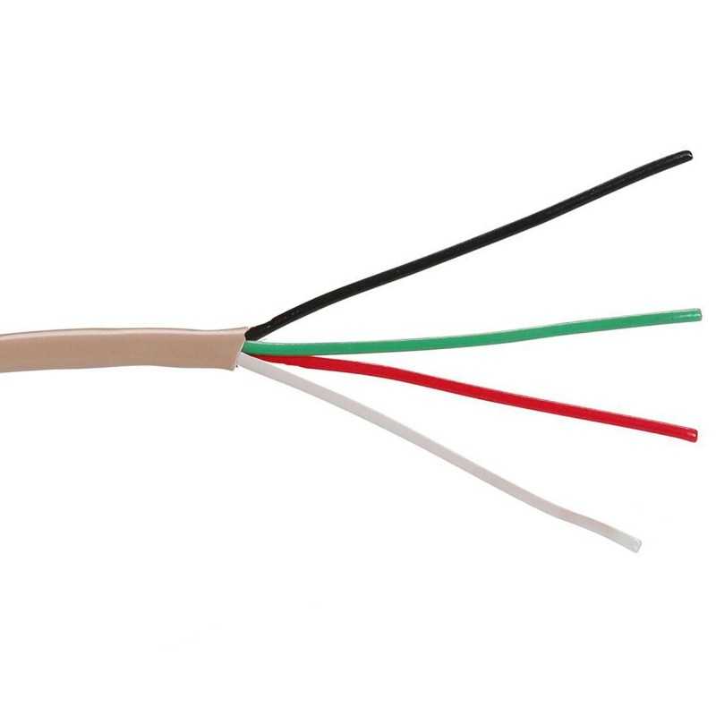 TC4 Cablu telefon 4 intrari, 10mmp, PVC, alb