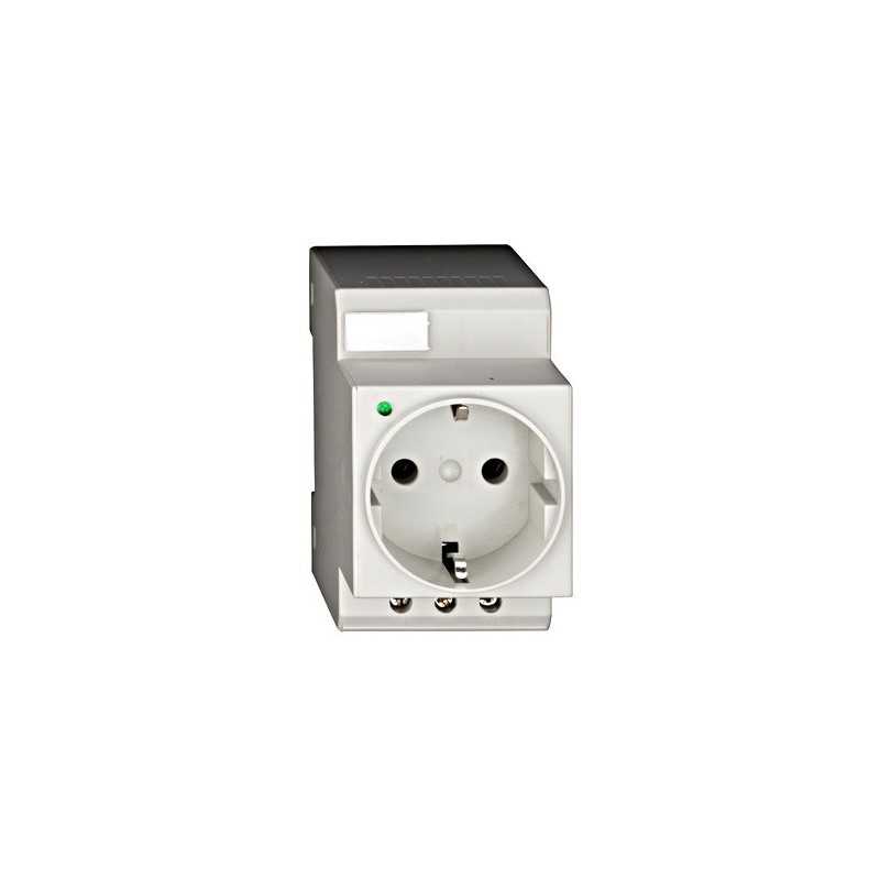 Priza Schuko SN11 cu LED, 2x16A
