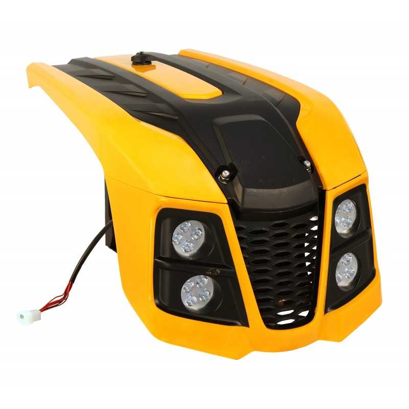 ProGARDEN Capota minitractoare cu 4 faruri LED Campo T12