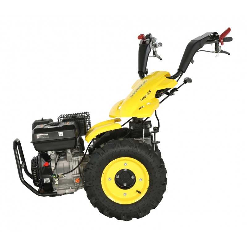 ProGARDEN Campo U16 motocultor multifunctional 14CP, benzina, EU V, pornire la sfoara, 3+2 viteze, reductor