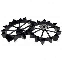 ProGARDEN BT-2RN set 2 roti metalice 475x30x115mm, accesoriu motocultor U12E/U16/U16E