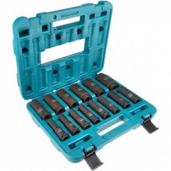 Makita B-52308 Set 14 chei tubulare 1/2, 10-32mm