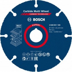 Bosch Disc taiere Expert Carbide Multi Wheel, 125x22.23 mm