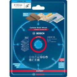 Bosch Disc taiere Expert Carbide Multi Wheel, 125x22.23 mm