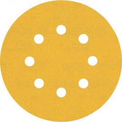 Bosch Set 5 foi abrazive disc C470, 125mm, G240, 8 gauri