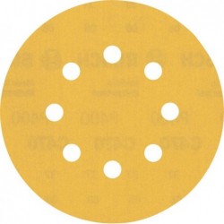 Bosch Set 5 foi abrazive disc C470, 125mm, G400, 8 gauri