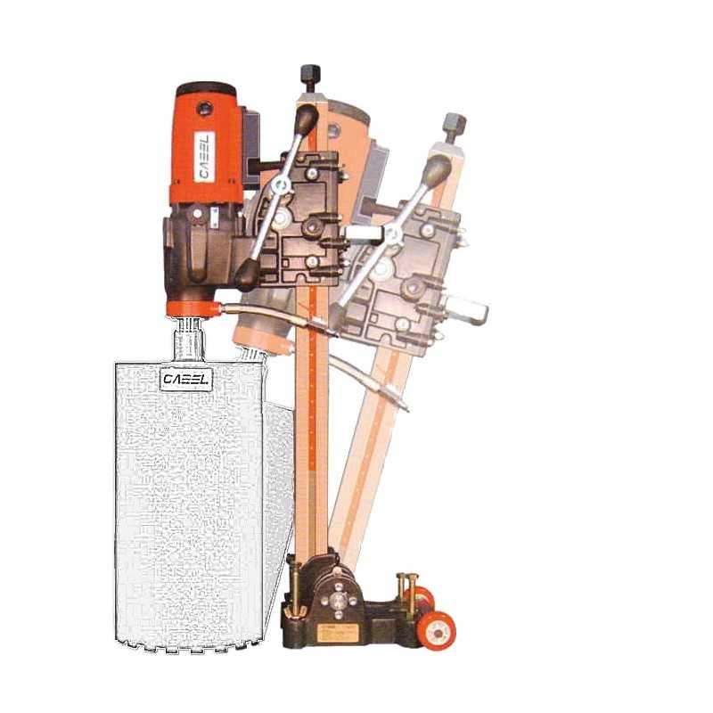 Cabel CSN-6A-BA Unitate antrenare carota, 2100W + Suport cu reglaj unghi +/-60 garde, 152mm