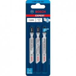 Bosch Set 3 panze ferastrau vertical T150 RD Ceramica moale, 83mm, Expert