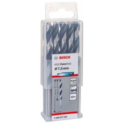 Bosch Set 10 burghie metal HSS PointTeQ, 7.5x69x109mm