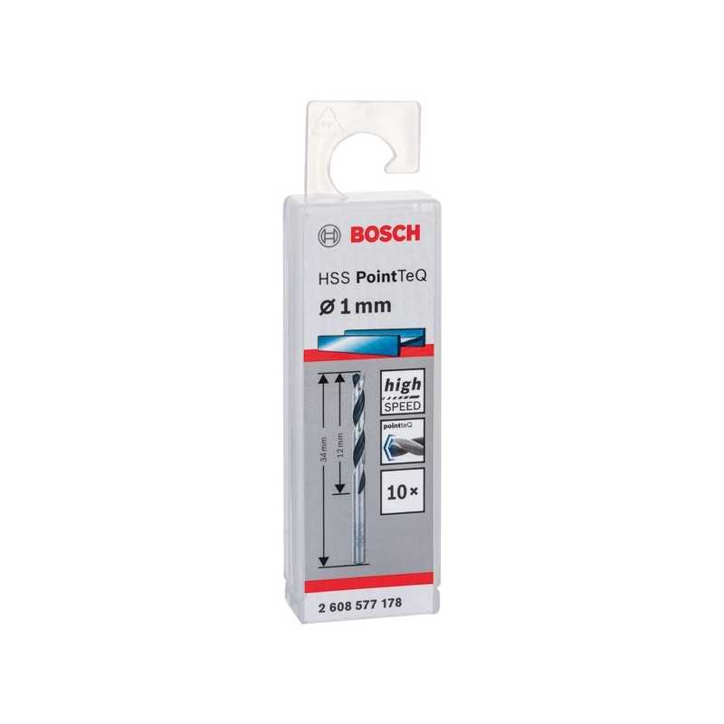 Bosch Burghiu metal HSS PointTeQ, 1x12x34mm