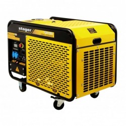 Stager YDE12E3 Generator open-frame 12kVA, 16A, 3000rpm, trifazat, diesel, pornire electrica