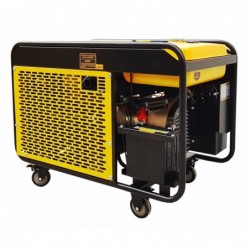 Stager YDE12E3 Generator open-frame 12kVA, 16A, 3000rpm, trifazat, diesel, pornire electrica