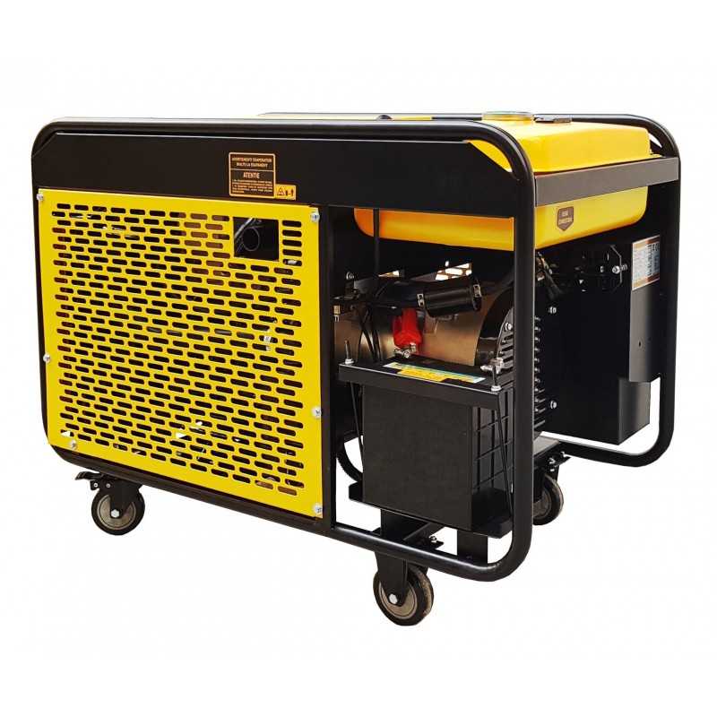 Stager YDE12E3 Generator open-frame 12kVA, 16A, 3000rpm, trifazat, diesel, pornire electrica