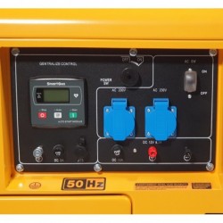 Stager YDE7000TD Generator insonorizat 5kVA, 20A, 3000rpm, monofazat, diesel, pornire electrica