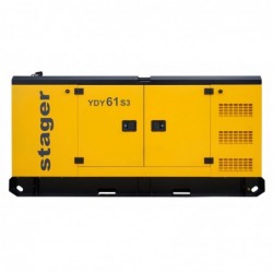 Stager YDY61S3 Generator insonorizat 61kVA, 79A, 1500rpm, trifazat, diesel