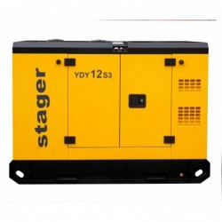 Stager YDY12S3 Generator insonorizat 12kVA, 16A, 1500rpm, trifazat, diesel