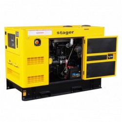 Stager YDY15S-E Generator insonorizat 15kVA, 57A, 1500rpm, monofazat, diesel