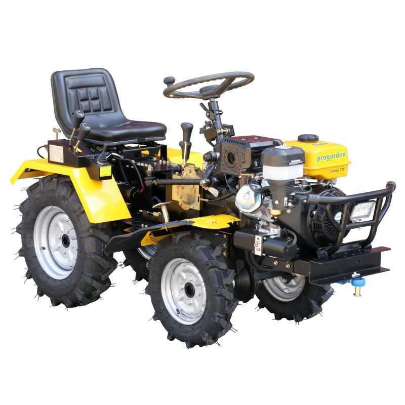 ProGARDEN Campo T18 Minitractor 4x4, 18CP, benzina, hidraulica fata-spate