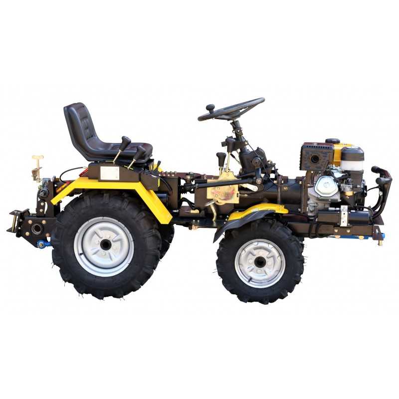 ProGARDEN Campo T18 Minitractor 4x4, 18CP, benzina, hidraulica fata-spate