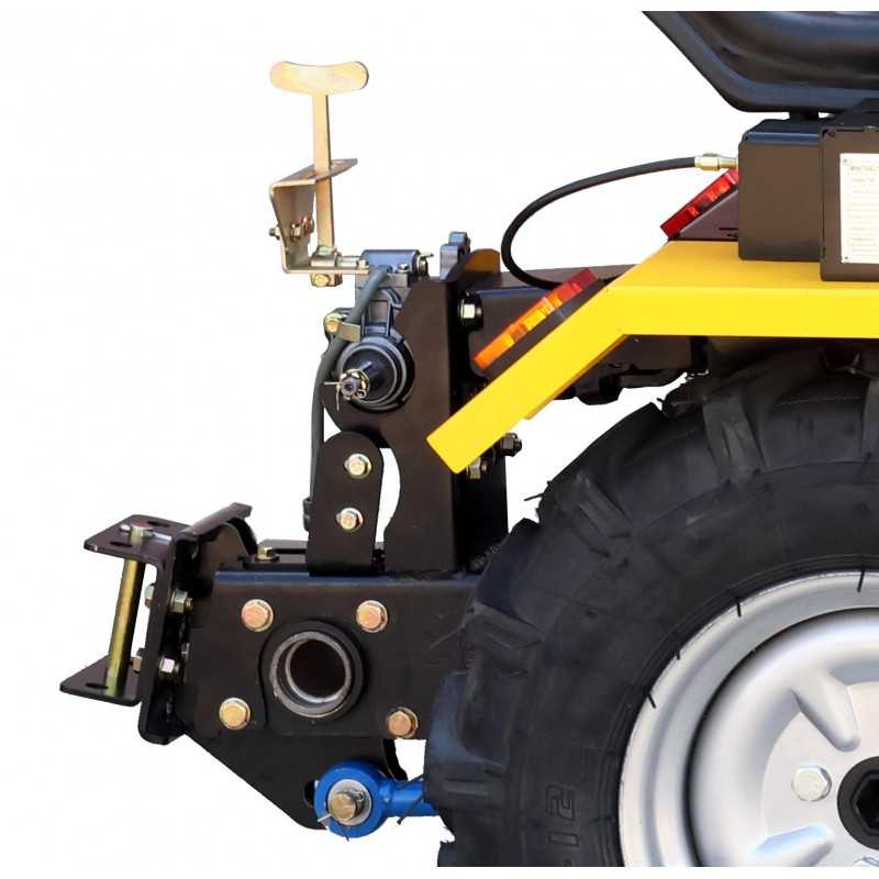 ProGARDEN Campo T18 Minitractor 4x4, 18CP, benzina, hidraulica fata-spate