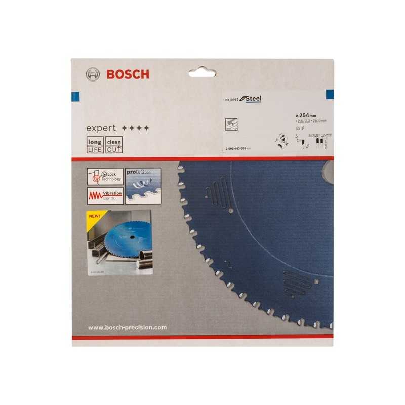 Bosch Panza ferastrau circular Expert for Steel, 254x25.4x2.6mm, 60T