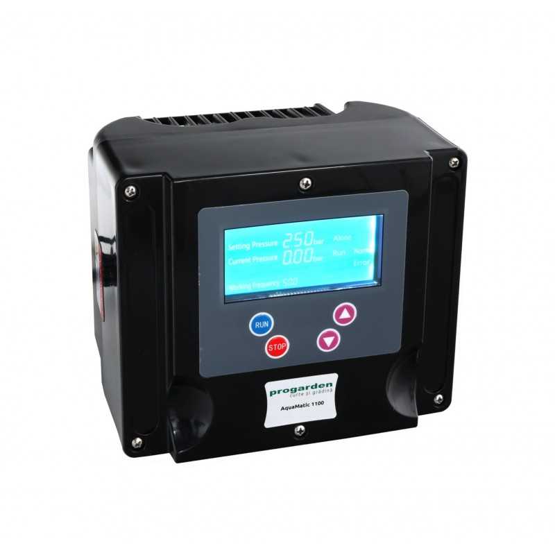 ProGARDEN AquaMatic 1100 Controler VFD 20-50Hz, 1.1kW, 1x230V-in, 1x230V-out, compact, LED
