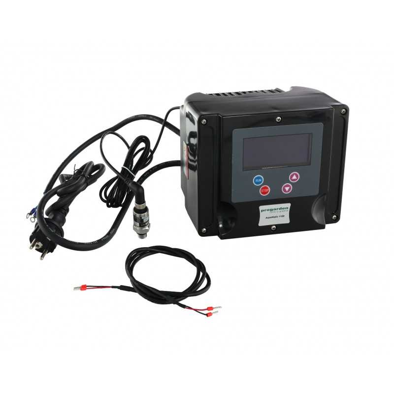 ProGARDEN AquaMatic 1100 Controler VFD 20-50Hz, 1.1kW, 1x230V-in, 1x230V-out, compact, LED
