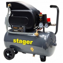 Stager HM2024F compresor aer, 24L, 8bar, 200L/min, monofazat, angrenare directa Stager HM2024F compresor aer, 24L, 8bar, 200L/min, monofazat, angrenare directa