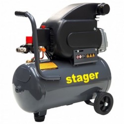 Stager HM2024F compresor aer, 24L, 8bar, 200L/min, monofazat, angrenare directa Stager HM2024F compresor aer, 24L, 8bar, 200L/min, monofazat, angrenare directa