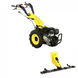 ProGARDEN Campo U16E motocultor multifunctional 14CP, benzina, EU V, pornire electrica, 3+2 viteze, reductor + BT-BC12 bara cosi