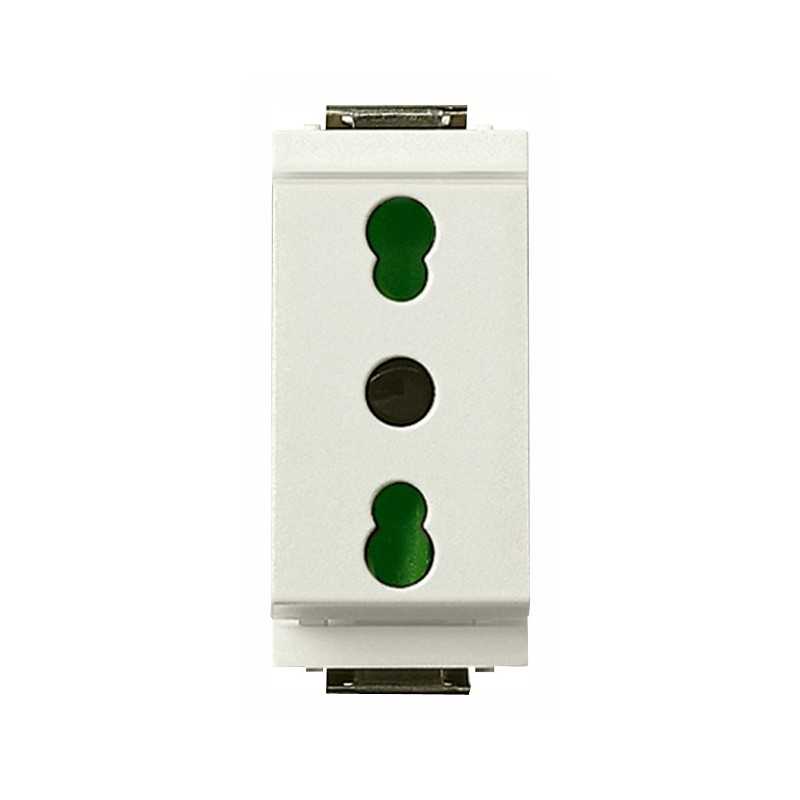 Vimar Priza 17/11, 2P+N, 41x28x53mm, 250V, 16A