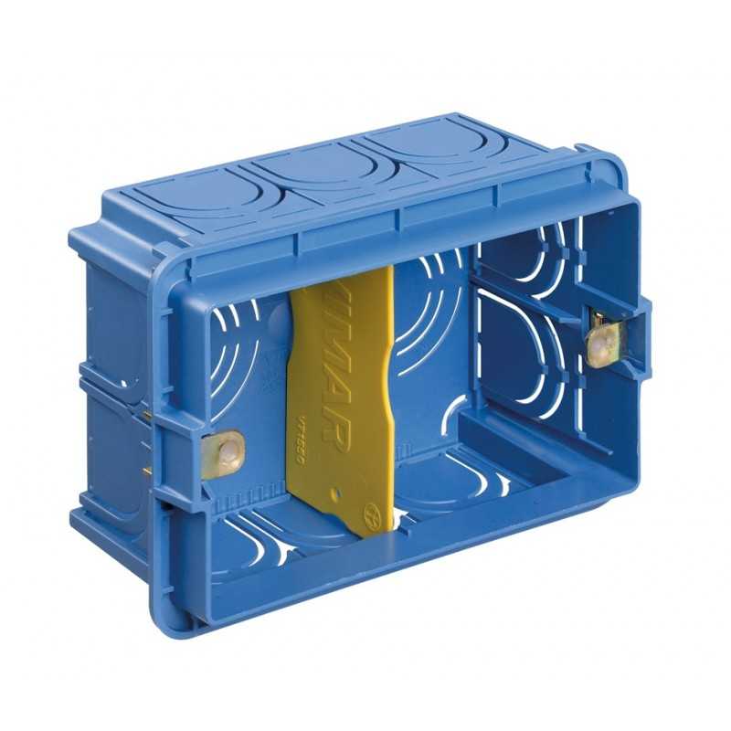 Vimar Doza incastrata 3 module 71303, 50x74x106mm