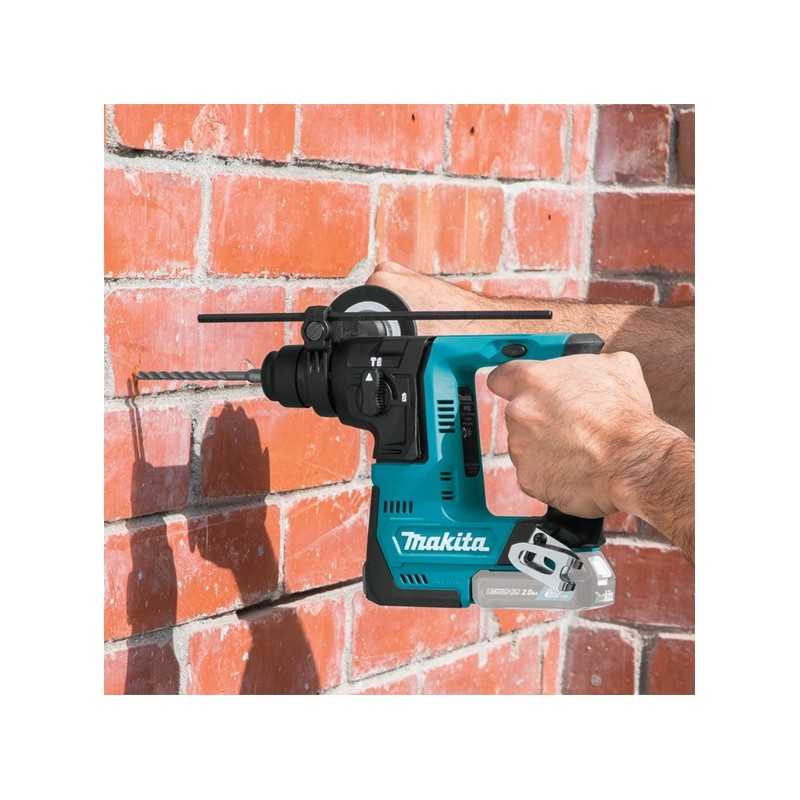 Makita HR140DSMJ Ciocan rotopercutor SDS-Plus, 0.9J + 2 acumulatori Li-Ion, 10.8V, 4.0Ah + incaractor + valiza