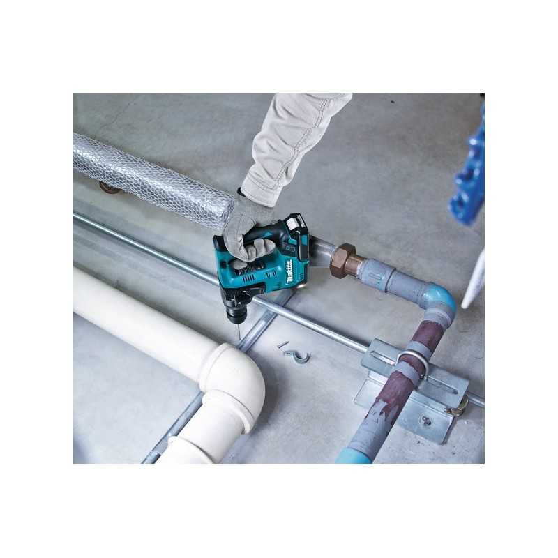 Makita HR140DSMJ Ciocan rotopercutor SDS-Plus, 0.9J + 2 acumulatori Li-Ion, 10.8V, 4.0Ah + incaractor + valiza