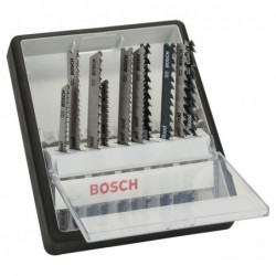 Bosch Set 10 Panze ferastrau vertical Wood Expert Robust Line prindere în T